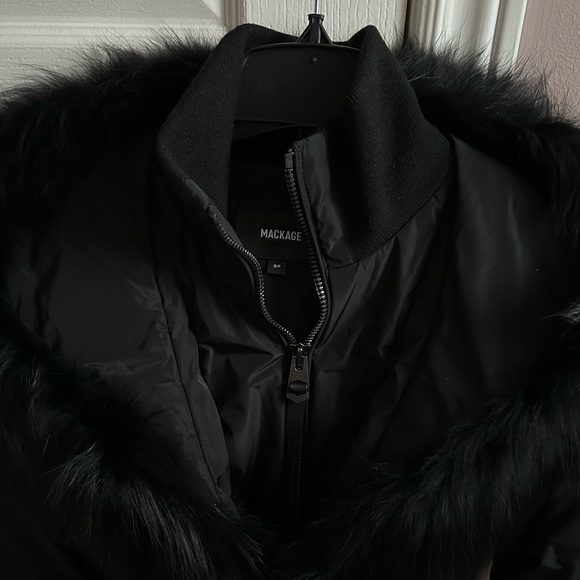 MACKAGE Black Adali Down Coat, Size: Small - Picture 4 of 14